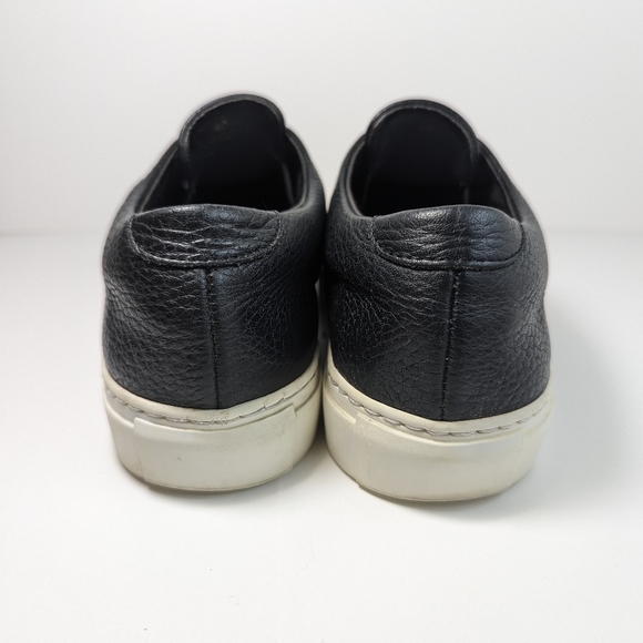 Black leather Stile slip-ons from M. Gemi, hand-made in Italy. EUC. 40 EU. - Picture 8 of 12